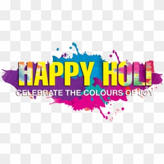 Happy Holi Text Png , Png Download - Happy Holi Text Png Clipart