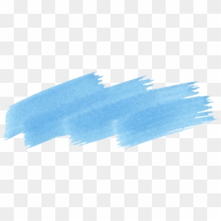 Blue Brush Stroke Png - Акварельные Мазки Пнг Clipart