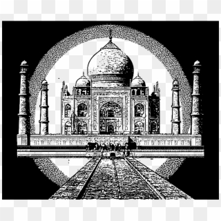 Open - Taj Mahal Clipart