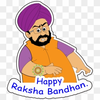 1 Download - Raksha Bandhan Sticker Png Clipart
