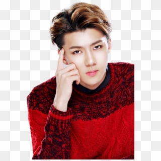Sehun Exo In Red Clipart