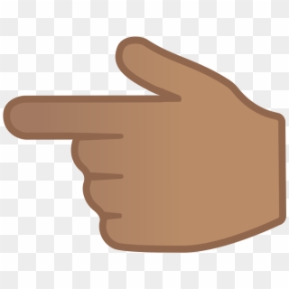 Download Svg Download Png - Brown Finger Point Emoji Clipart