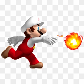 New Super Mario Bros - Mario Fire Power Up Clipart