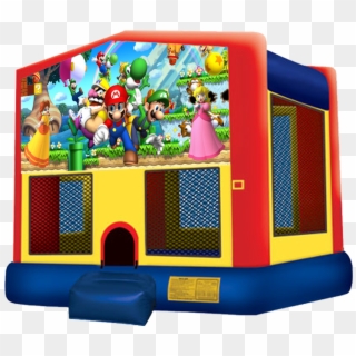 Super Mario Bounce House Rentals In Austin Texas From - Pj Mask Bounce House Clipart