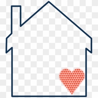 How To Set Use Hearty Home Svg Vector - House Outline Clip Art - Png Download
