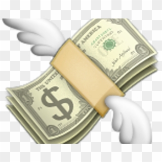 Cash Clipart Emoji - Flying Money Emoji Transparent - Png Download