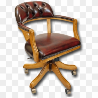 Antique Reproduction Court Swivel Desk Chair Thumbnail - Court Chair Png Clipart