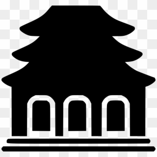 Png File Svg - Temple Japan Icon Png Clipart
