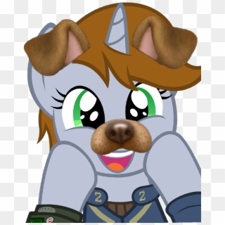 Adorable Face, Clothes, Cute, Dog Ears, Fallout Equestria, - Mlp Fall Out Equestria Clipart