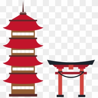 Japan Shinto Shrine Template Icon - Icon Japan Png Clipart