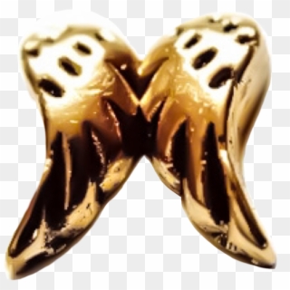 Wings {gold} Charm - Bead Clipart