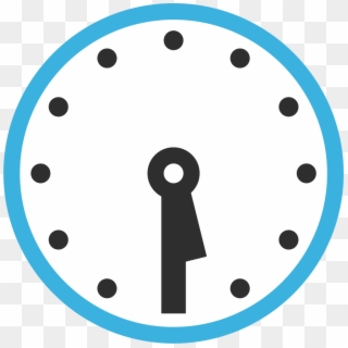 File - Emoji U1f560 - Svg - Clock Clipart Transparent Background - Png Download