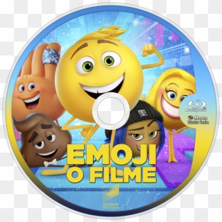 The Emoji Movie Bluray Disc Image - Emoji Movie Dvd Clipart