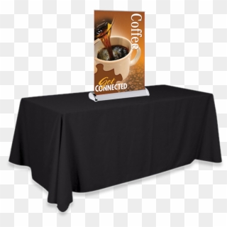Table Top Mini Banner Stand With Graphics Features- - End Table Clipart