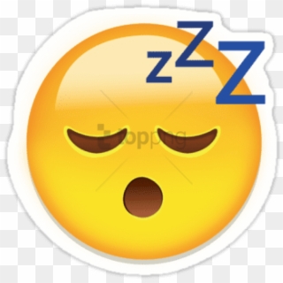 Free Png Download Too Tired To Party You Can Write - Tired Zzz Emoji Transparent Clipart