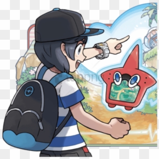 Free Png Pokemon Moon Console Game Png Image With Transparent - Pokemon Sun And Moon Rotom Dex Clipart
