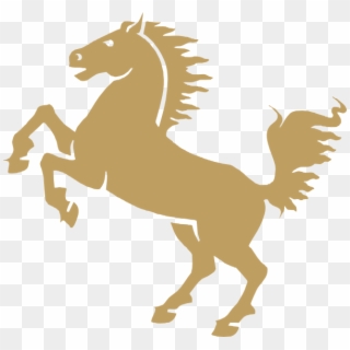 Mustang Logo Png - Gold Horse Clipart Transparent Png