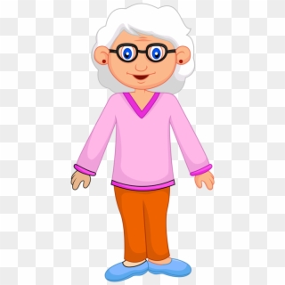 Яндекс - Фотки - Grandmother Standing Clipart - Png Download