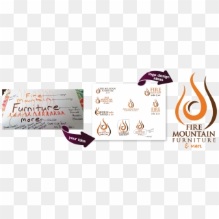 Fire Mountain Logo Design - Paper Clipart
