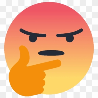 Activity - Angry Thinking Emoji Meme Clipart