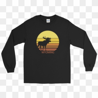 Wyoming Sun Moose - Shirt Clipart
