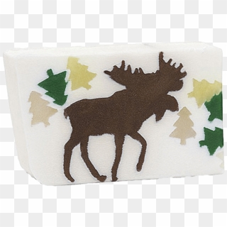 Chocolate Moose Bar Soap - Cartoon Clipart