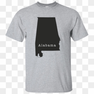 Alabama State Outline T Shirt Clipart