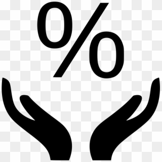 Percentage Rate Percent Finance Money Comments - Hands With Dollar Sign Clipart