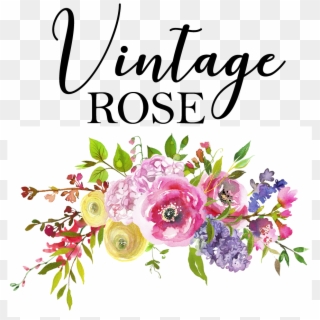 Vintage Rose Boutique & Flower Shop - Florist Clipart