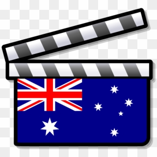 Australia Film Clapperboard - Flag Of Australia Clipart