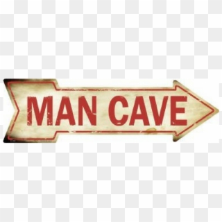 Outdoor/indoor Man Cave Novelty Metal Arrow Sign 5" Clipart