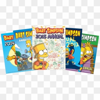 Bart Simpson Annuals - Comic Book Clipart