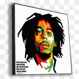Jpg Black And White Download Bob Marley Painting Transprent - Bob Marley Digital Art Clipart