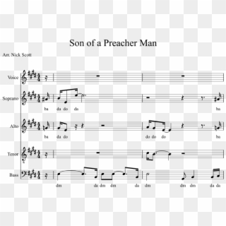 Son Of A Preacher Man Sheet Music 1 Of 11 Pages - Sheet Music Clipart