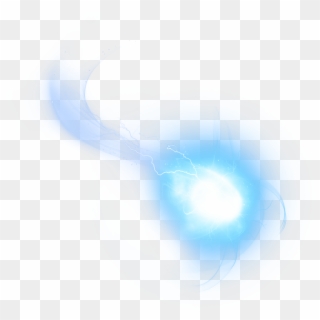 Blue Ball Light Energy Halo Icon Clipart - Png Download