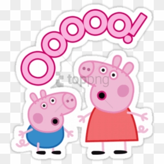 Free Png Download Peppa Pig Ooo Sticker Clipart Png Transparent Png
