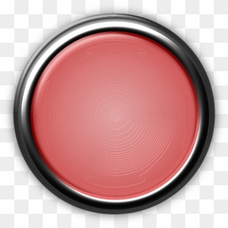 This Free Icons Png Design Of Red Button With Internal - Red Light Button Transparent Clipart