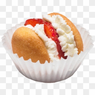 Strawberry Shortcake Bite - Cupcake Clipart