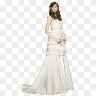 Beatiful Pregnant Bride - Gown Clipart