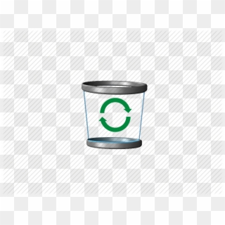 Bin, Garbage, Recycle, Trash Icon - Illustration Clipart