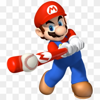 Mario Playing - Mario Super Sluggers Mario Clipart