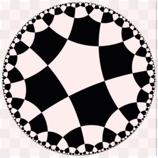 5 4 Hyperbolic Checkerboard - Circle Clipart