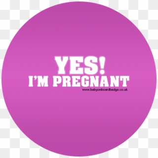 Yes Pregnant Pink - Green I Need You Tonight Clipart