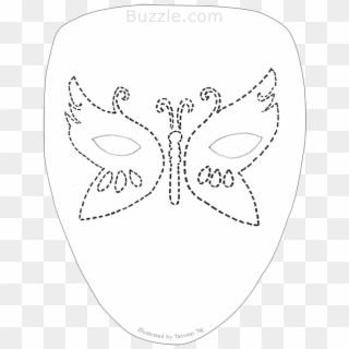 Face Painting Stencils Best Of Great Face Painting - Mask Clipart