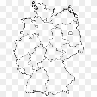 Image Black And White Stock Blank Map Of Europe At - Landkarte Deutschland München Clipart