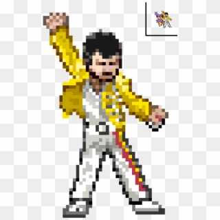 Freddie Mercury Game Sprite - Hama Bead Freddie Mercury Clipart