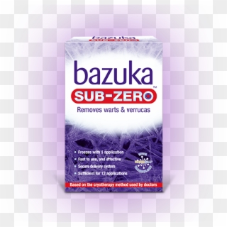 Bazuka Sub Zero Freeze Treatment - Packaging And Labeling Clipart