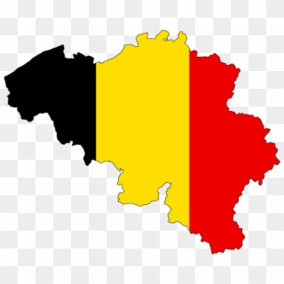 Belgium Map Flag Land Country Borders - Belgium Country Flag Clipart