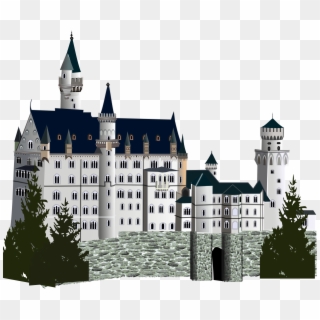 Palace Clipart Germany - Neuschwanstein Castle - Png Download