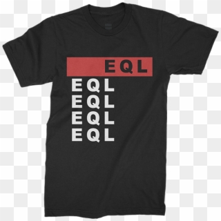 Red Bar Eql Tee - Only Walls We Build Are Walls Clipart